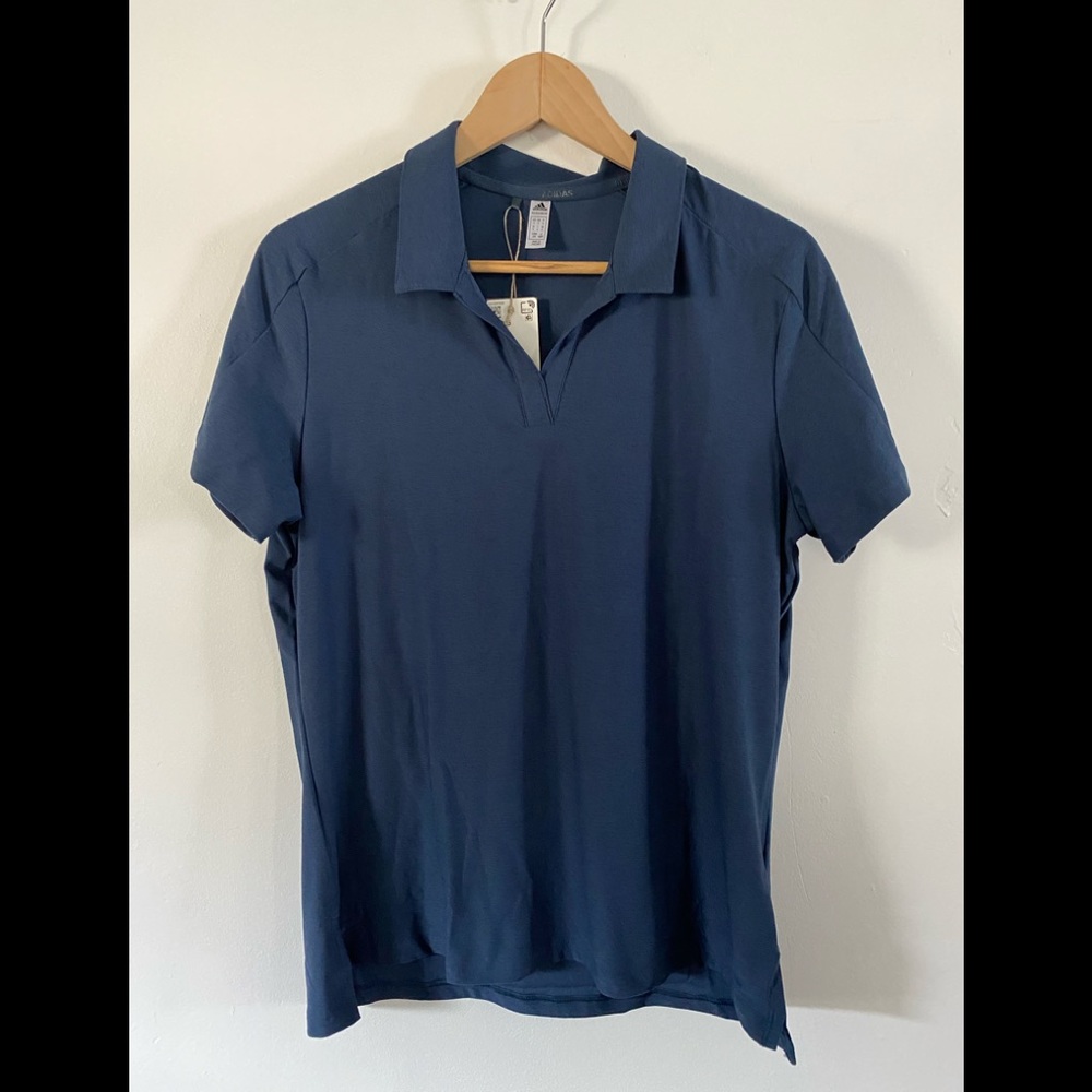 NWT adidas navy women’s golf top